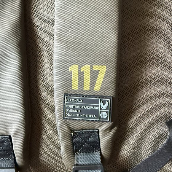 Hex x Halo Spartan Pro Tech Backpack Bag - Limited Edition Olive - Picture 7 of 9